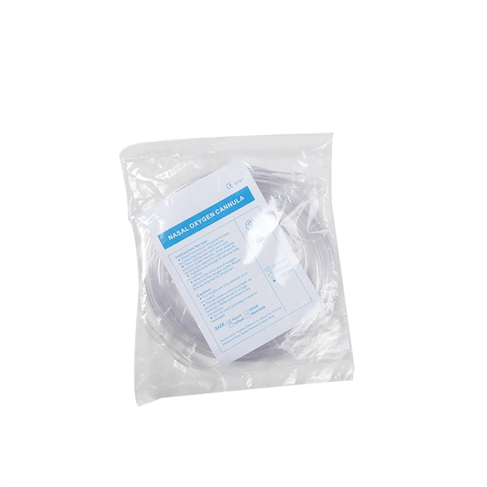 Disposable Medical Clear Straight Shape Nasal Oxygen Cannula CE&ISO Supply