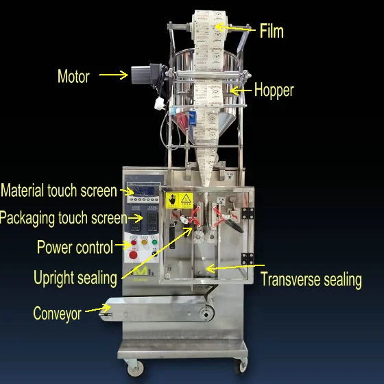 Vis de remplissage automatique de la poudre de machines de conditionnement d'emballage du lait en poudre de protéine de remplissage de vis de vidange