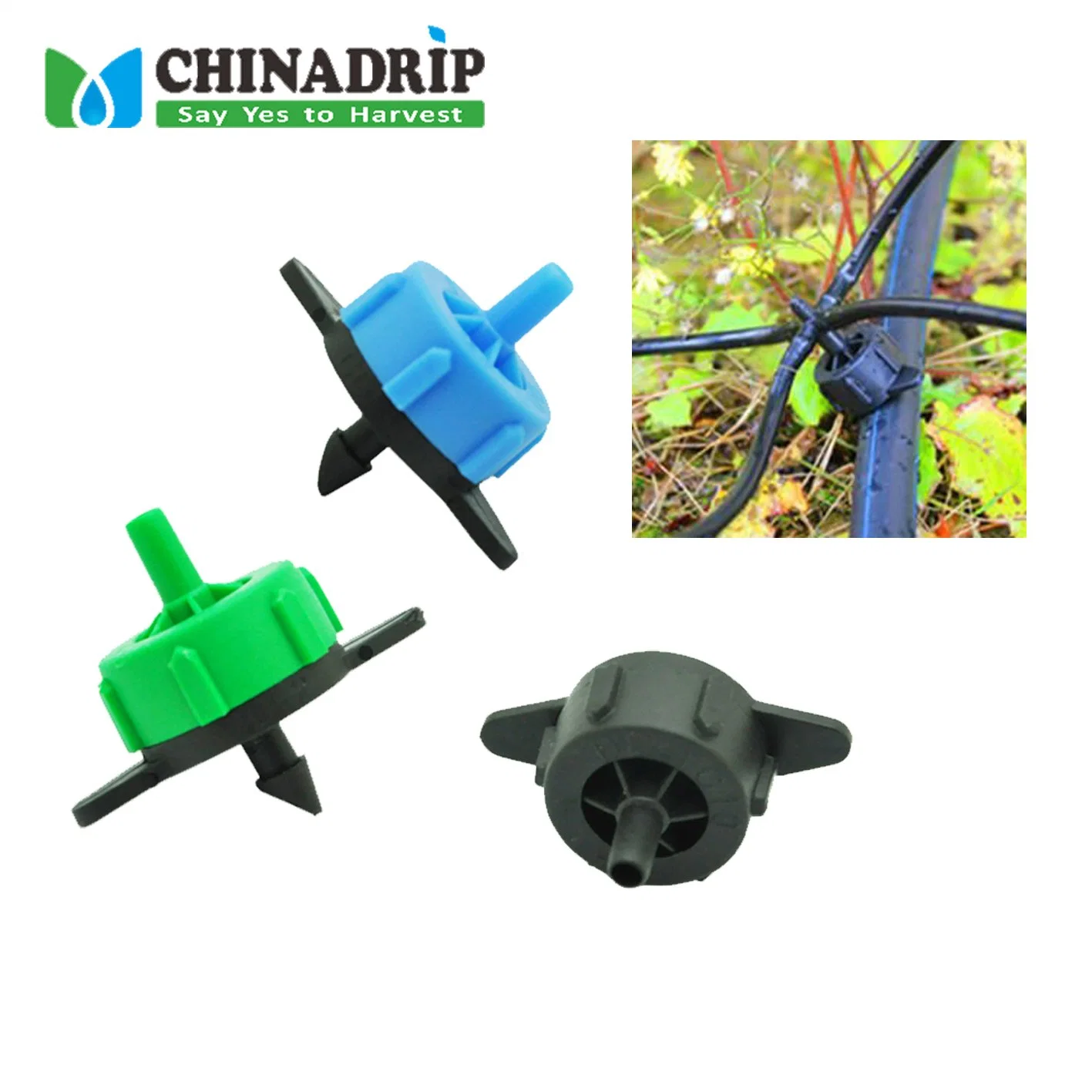 Drip Irrigation System Plastic Pressure Compensating Dripper