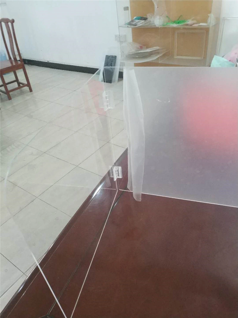 Clear Separator Desk Divider Cast Plastic Plexiglass Protection Acrylic Isolation Sheet for Pharmacy