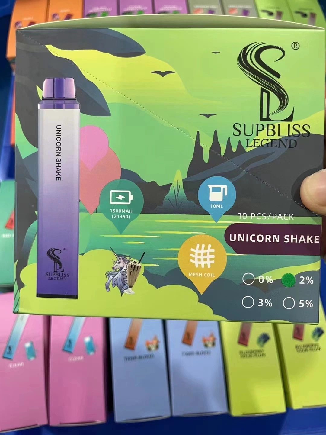 Supbliss Legend 3800 Puffs Vape Disposable/Chargeable E Cigarette 0%2%3%5% 10ml Authentic Wholesale/Supplier Quit Smoking