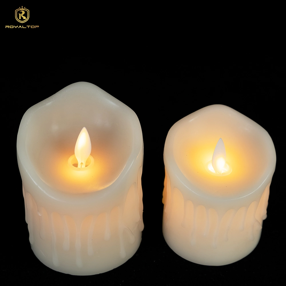 Wholesale/Supplier Warm White Battery Paraffin Real Wax Flameless LED Candle