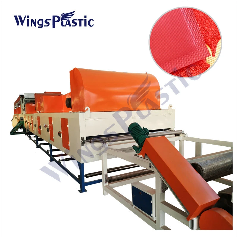 Best Machine Produce PVC Plastic Coil Car Mat with Spike Backing