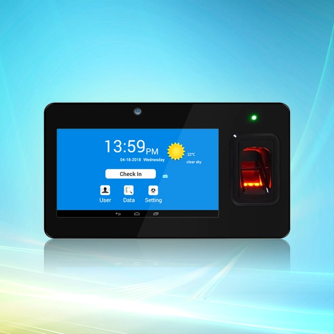 Беспроводная система распознавания отпечатков пальцев Android и система регистрации времени на 125 кГц ID Card С GPS