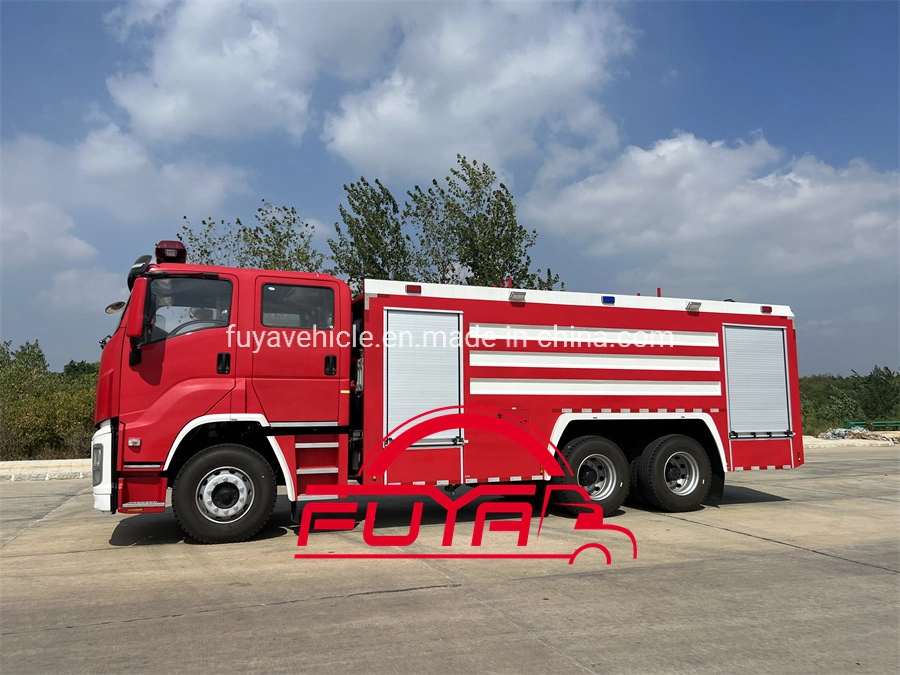 Used Japan Brand I-Suzu Giga Cabin 10000L Ss Water Tank & 2000L Foan Tanker Fire Trucks on Sale