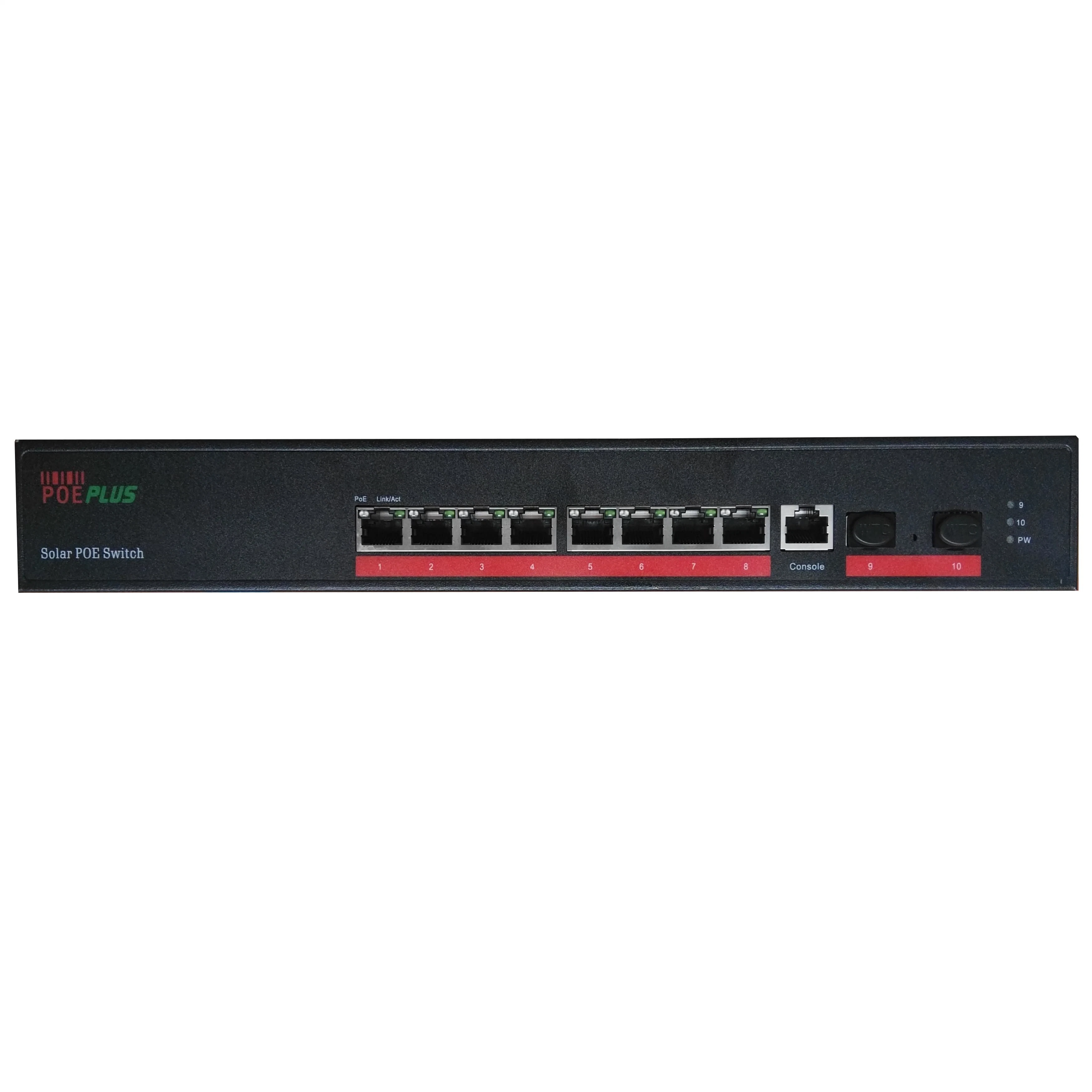 8 Port Full Gigabit AC/DC Dual Power Input Solar Network Switch