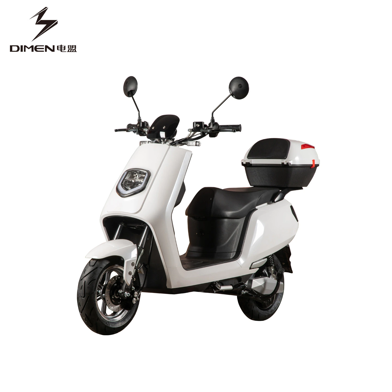 Con 140km Scooter eléctrico de largo alcance motocicleta CKD Fábrica China