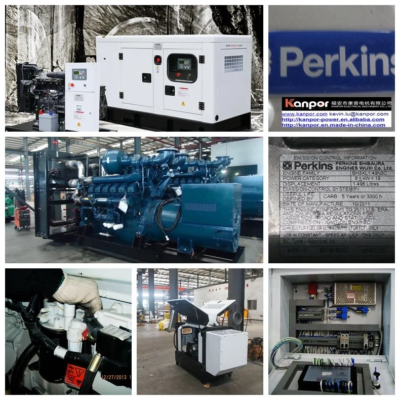Kpp440 kontinuierlicher 400kVA/320kw Elektrischer Startgenerator mit Perkins Dieselmotor