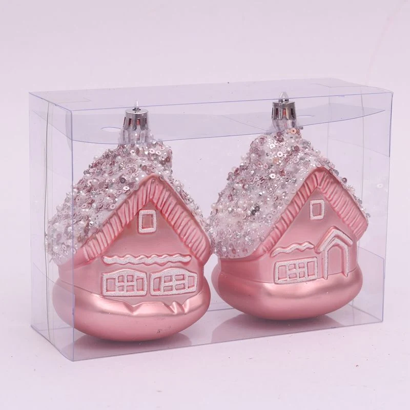 Plastic Christmas 20cm Tree Top Star Hanging Ornaments