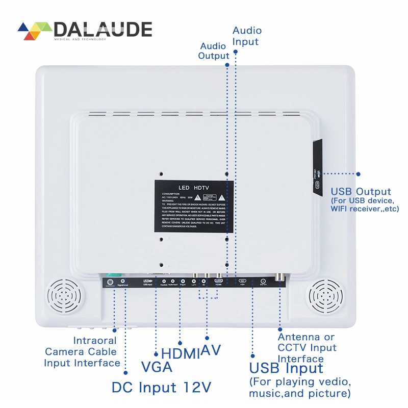 Dalaude Medical 5-50mm Focusing Scope Intra Oral Camera Multi-Pictures Video