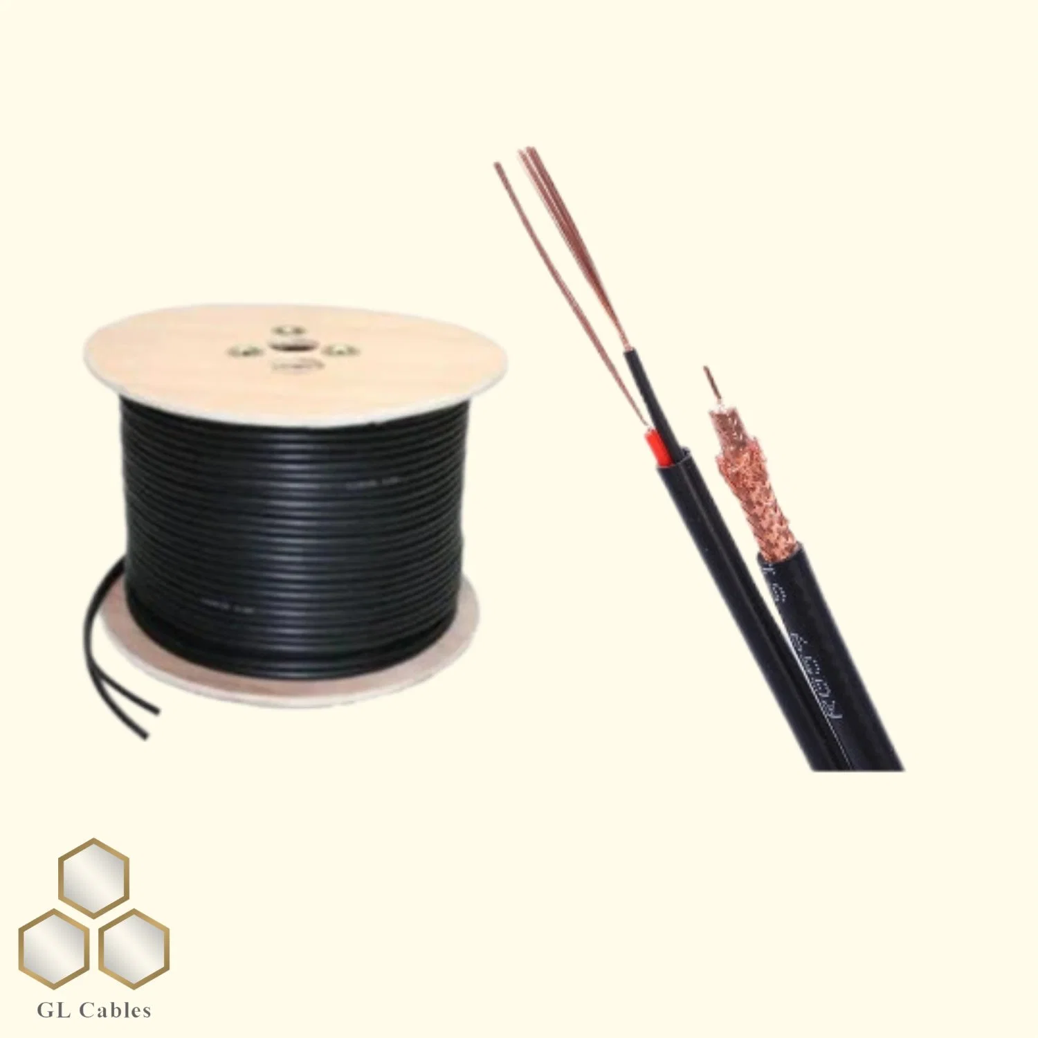 Los cables de Gelei cable coaxial RG59 cable RG6 RG11 Cable Eléctrico Conductor de cobre de CCS para CATV CCTV