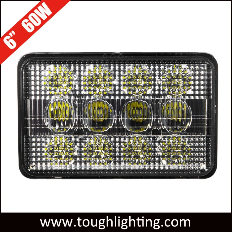 Iluminação LED Automotive 12V 24V 6X4no LED do quadrado das luzes do veículo