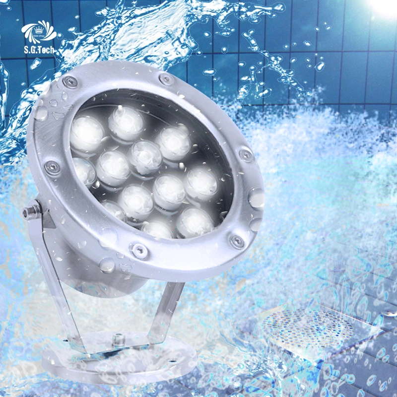 Manufacturer Supply Underwater Waterproof IP68 Fountain Lamp RGB with Standard Fountain Light