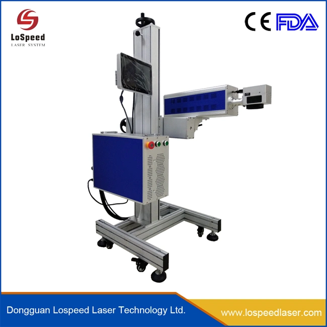 Dongguan Flight Laser Code Jet Machine Dynamic Qr Code Production Line Code Machine CO2 Laser Marking Machine Factory