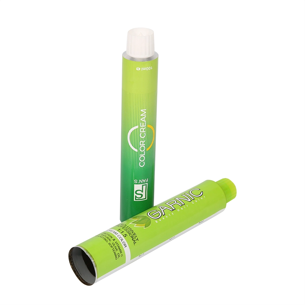 Soft Aluminum Paint/Glue/Hair Color/Cosmetic Packaging Tube