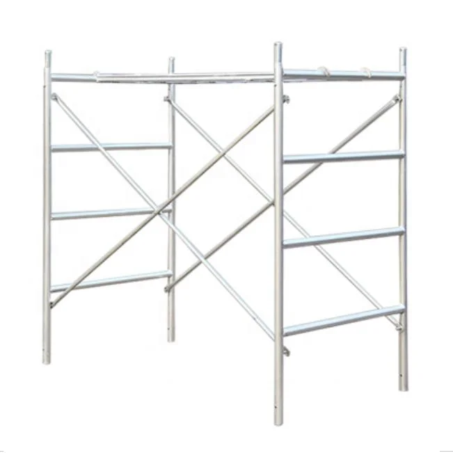 Galvanized Ladder Frame H Type Scaffolding System 1219*1930mm