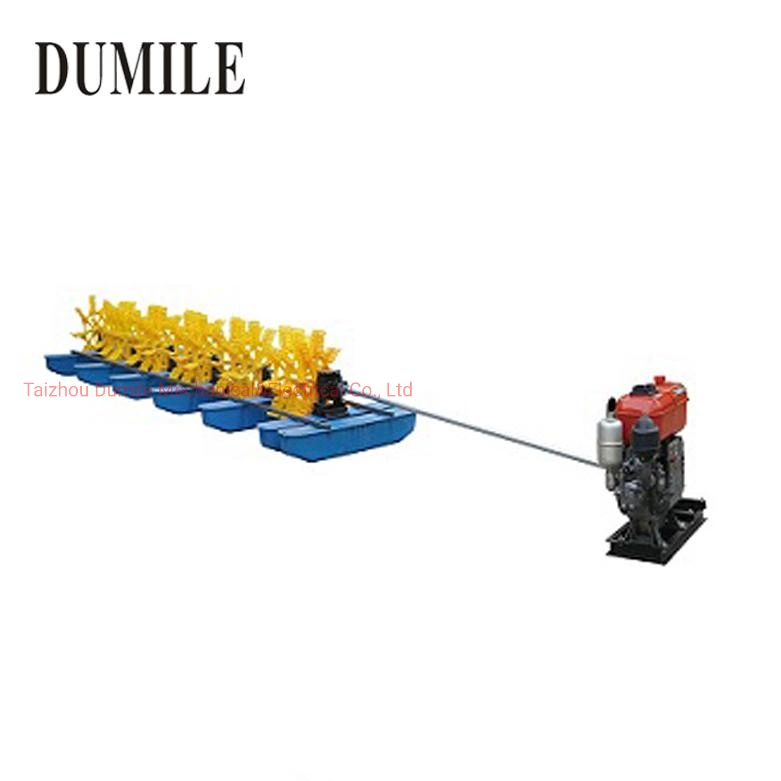 Aquaculture Aerator 16 Diesel Engine Paddle Wheel Aerator for South America Market