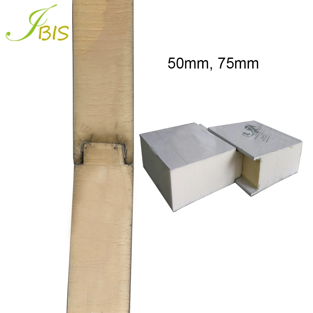 Cold Room Panel PUR PIR Polyurethane Rock Wool Foam Insulation Plug in Panel