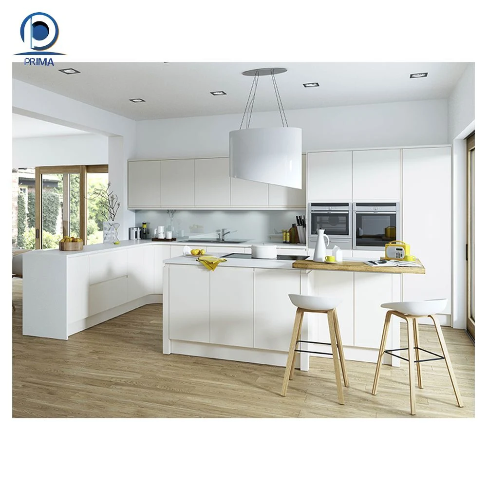 Customized High quality/High cost performance  Gray Plastic Laminate Kitchen Cabinets Furniture