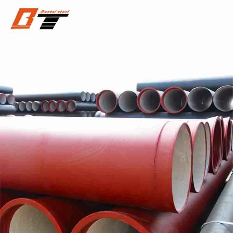 ISO2531 En545 En598 Municipal Water Supply Cast Iron Pipe K9 DN80 DN100 DN800 Ductile Iron Pipe Fitting