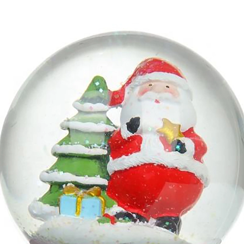 2023 Xmas Santa Souvenirs Snow Globes Christmas Globe Shoe Shaped Ceramic