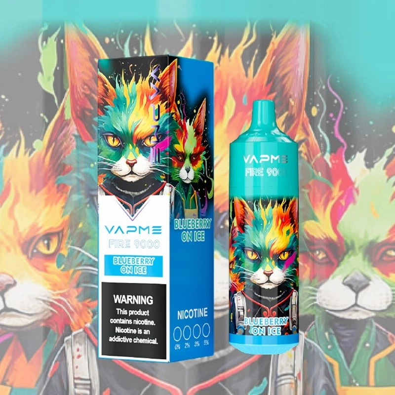 New Launched 9K Puffs Randm Tornado 9000 18ml E-Liquid & Type-C Rechargeable 850mAh Disposable Ecig 9000 Puffs