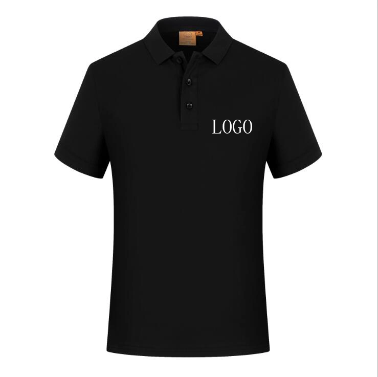 Logotipo personalizado bordado Polo Imprimir Mens la ropa de algodón camisetas polo T-Shirt