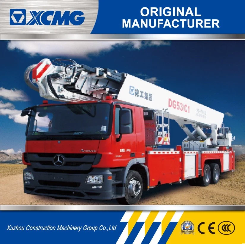 Fabricante de XCMG dg53c1 53m para la venta de camiones de bomberos