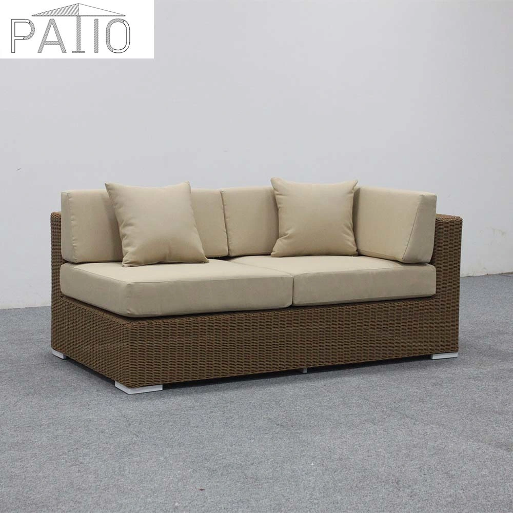 Ocio moderno jardín silla de mimbre al aire libre muebles Sofa Hotel