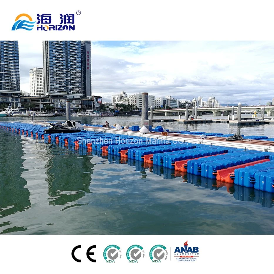 Muelle flotante modular de Shenzhen HDPE Cubo flotante