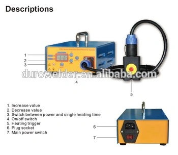 220V máquina de calefacción de inducción Pintura para automóviles sin abolladuras retirada de reparación Herramienta