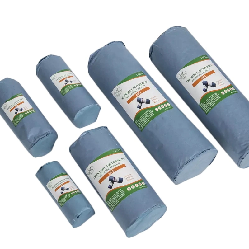 China Supplier Medical Surgical Dressing 100% Cotton Disposable Absorbent Cotton Woll Roll