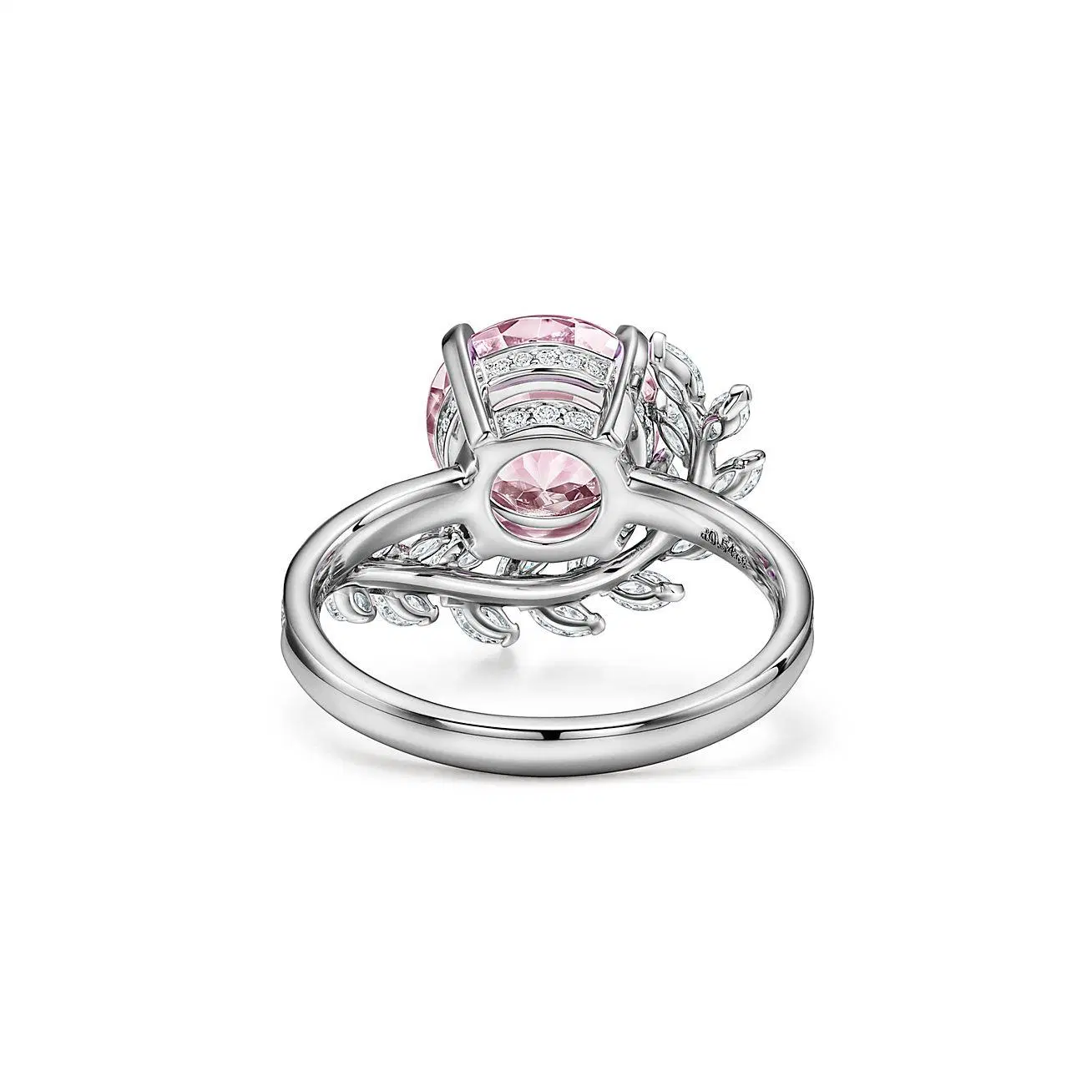 Bisutería anillos de diamante CVD Platinum Rosa Anillos Anillos de diamantes