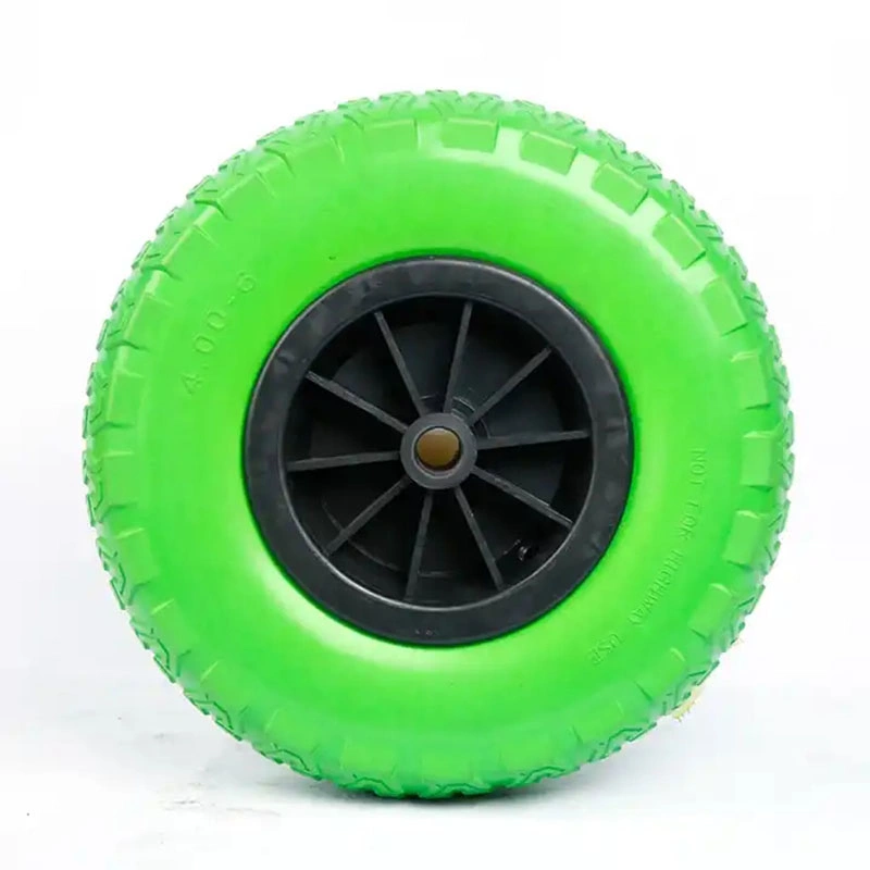 3.50-8 4.00-8 Durable Heavy Duty Wheelbarrow PU Foam Solid Wheel