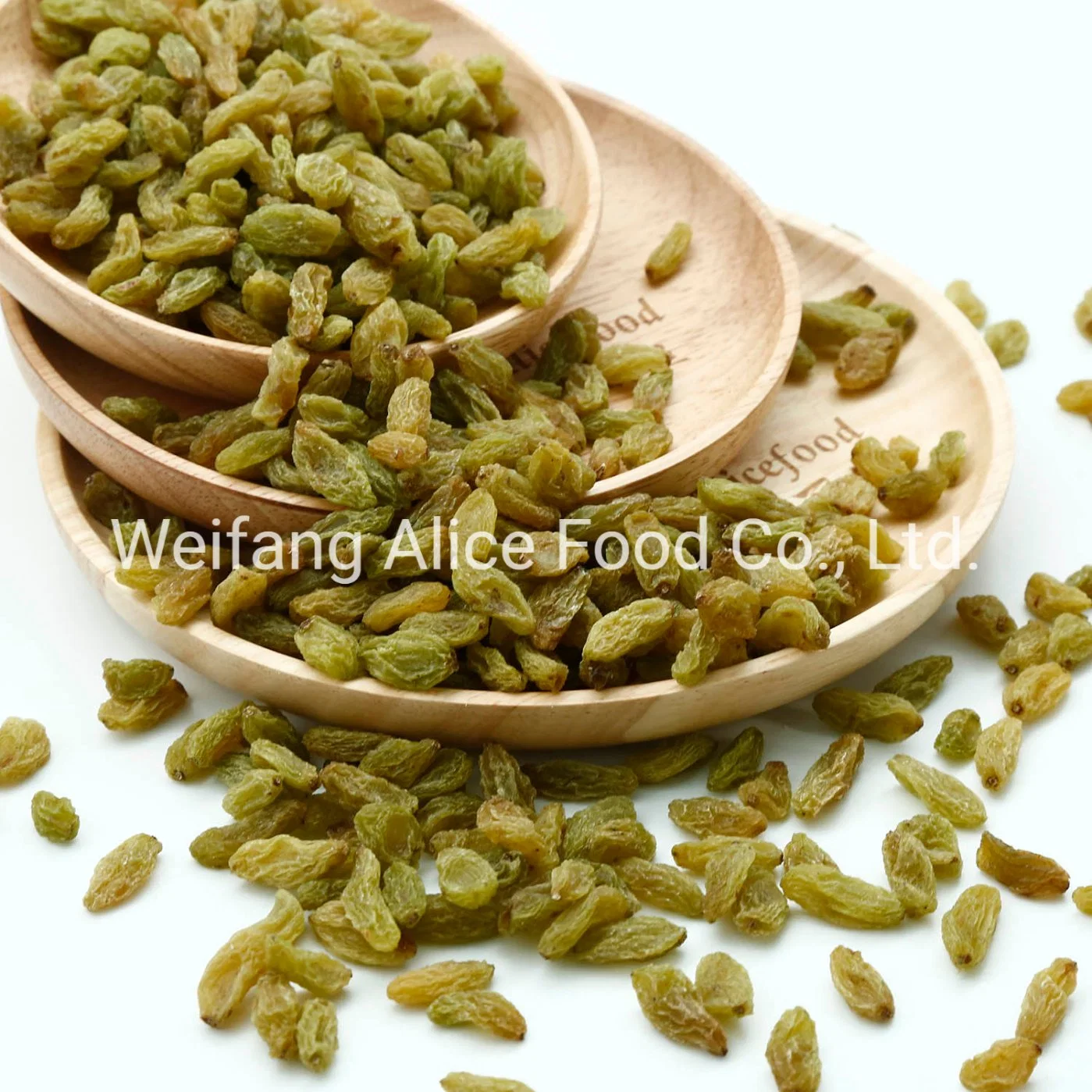 Health Snacks Chinese Factory Dried Green Raisins 70/80/90 Green Rate Raiains