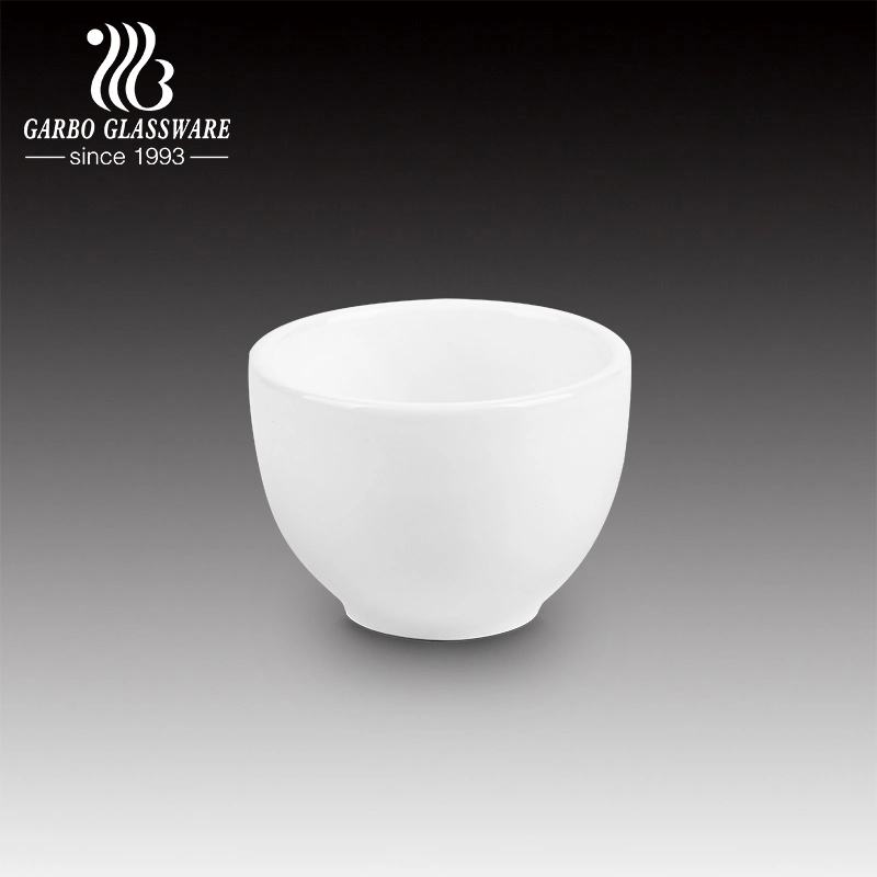 Copo de café branco-maresia-managesia de porcelana de 120 ml, personalizado Cerâmicas Cup Home Restaurante Hotel Chá água Drinkware para o comércio por grosso