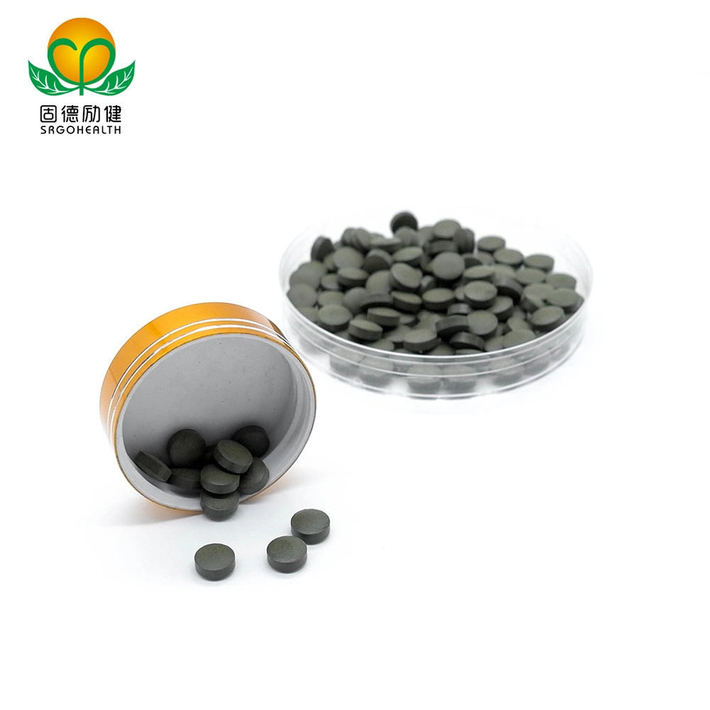 OEM Private Label Green Food for Losing Weight Spirulina & Ginseng Mixed Tablet