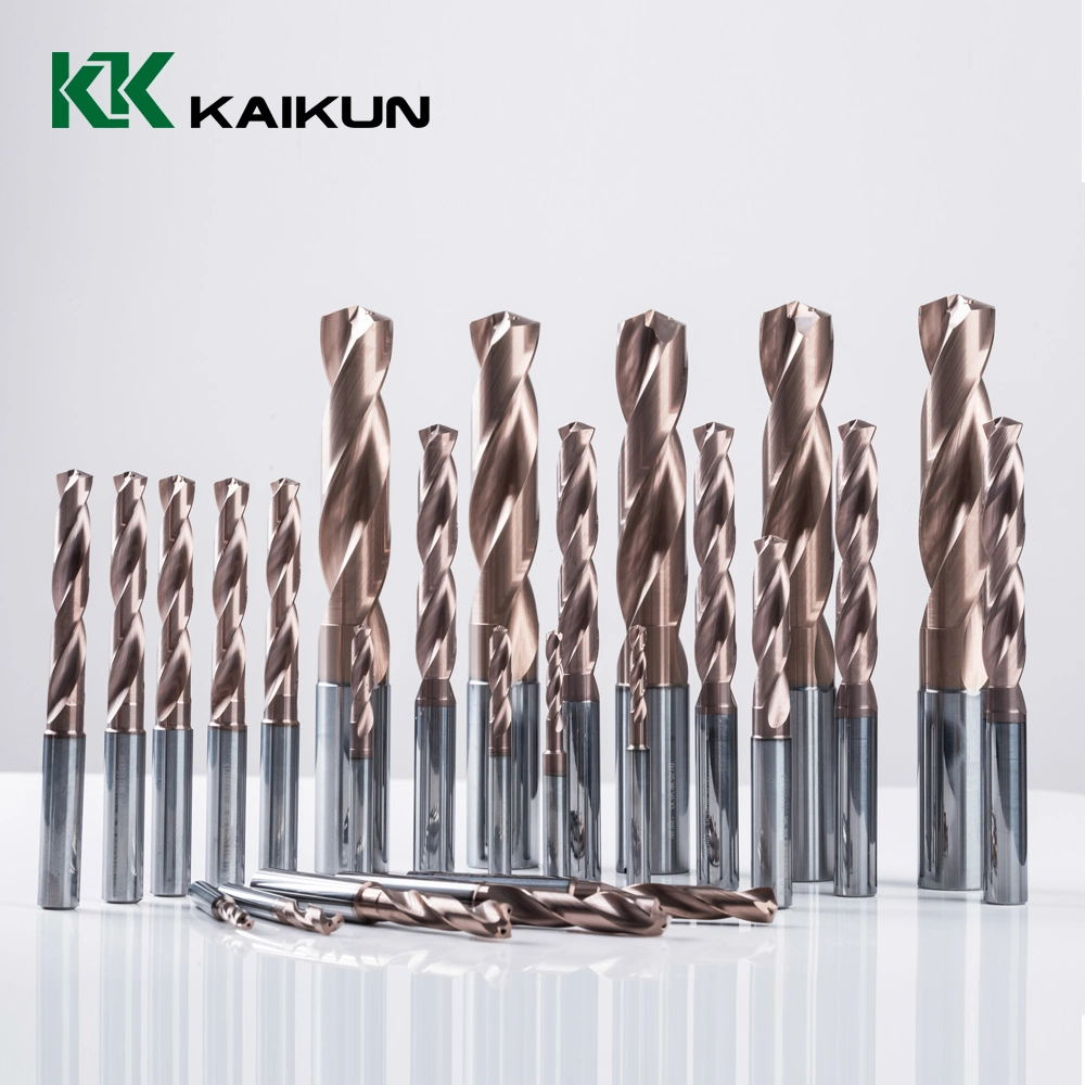 Tungsten Carbide CNC Coolant Hole Drill Bit Milling Cutter Twist Drill Bits Drilling Tool