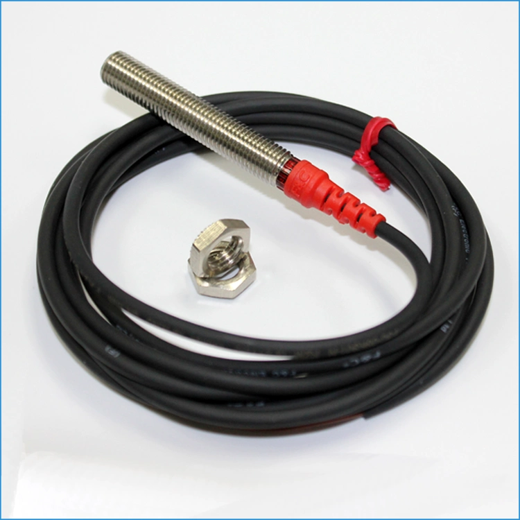 M8 Cylindrical Embeddable Inductive Proximity Sensor Switch 1mm Inductive Proximity Sensor Switch with CE