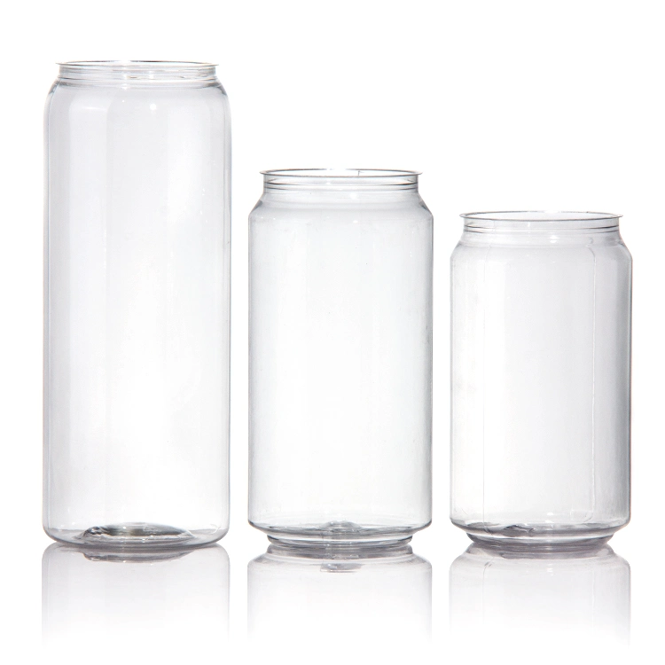 Food Grade 250ml 330ml 375ml 500ml 650ml Plastic Bottle Coffee Beverages Can with Lid