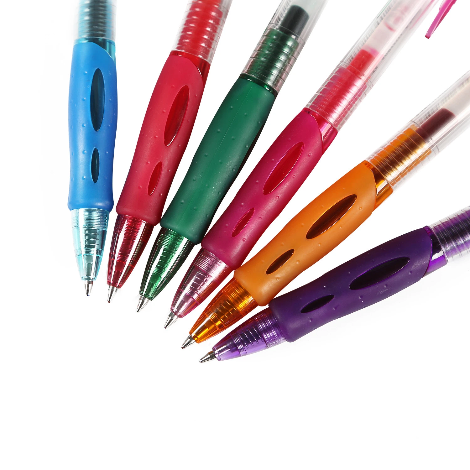 China School Stationery Stationery Office Accessories Plastic 8 Colors 0.7mm Gel Pen for Promotion