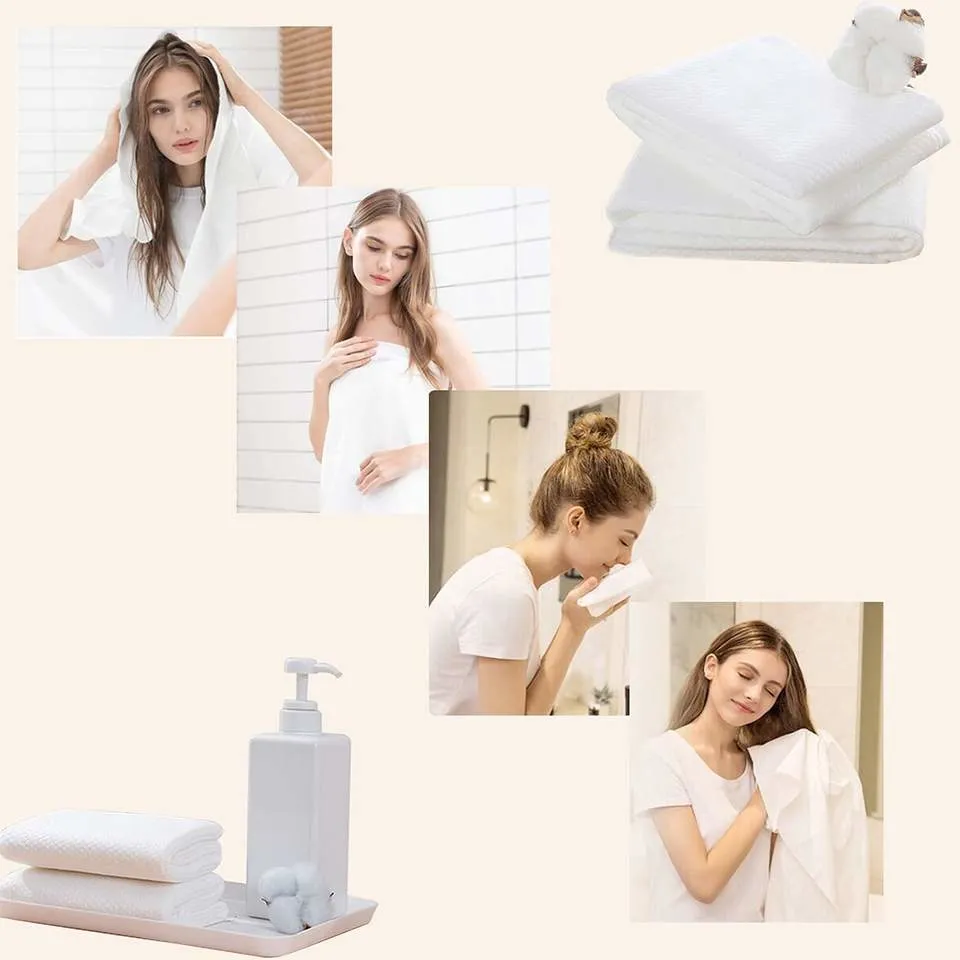 Disposable Bath Towel Convenient and Hygienic Nonwoven Cleaning Cloth