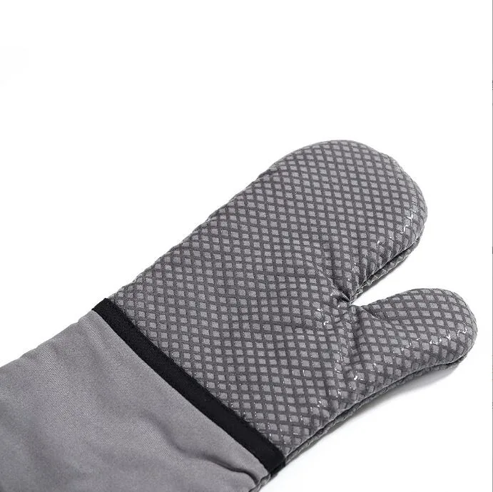 Usine Vente en gros gants de four en silicone Mitaines de four anti-ébouillantes