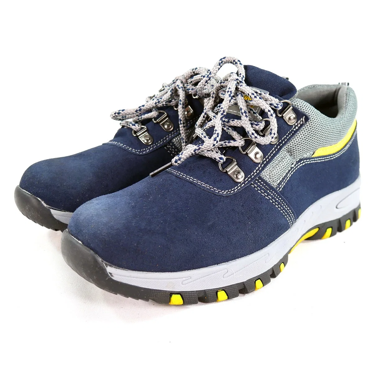 2023 Year Hot Sale Blue Suede Cow Hide Steel Toe Cowhells Sole High quality/High cost performance  Low Price Durable Wear for Worker Safety Shoes