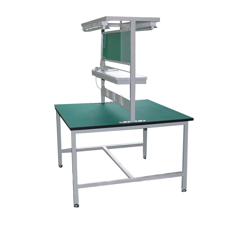 Table de travail antistatique Leenol Table Lab Laboratoire de la station de travail Workbench Cheap Table couleur vert La station de travail ESD