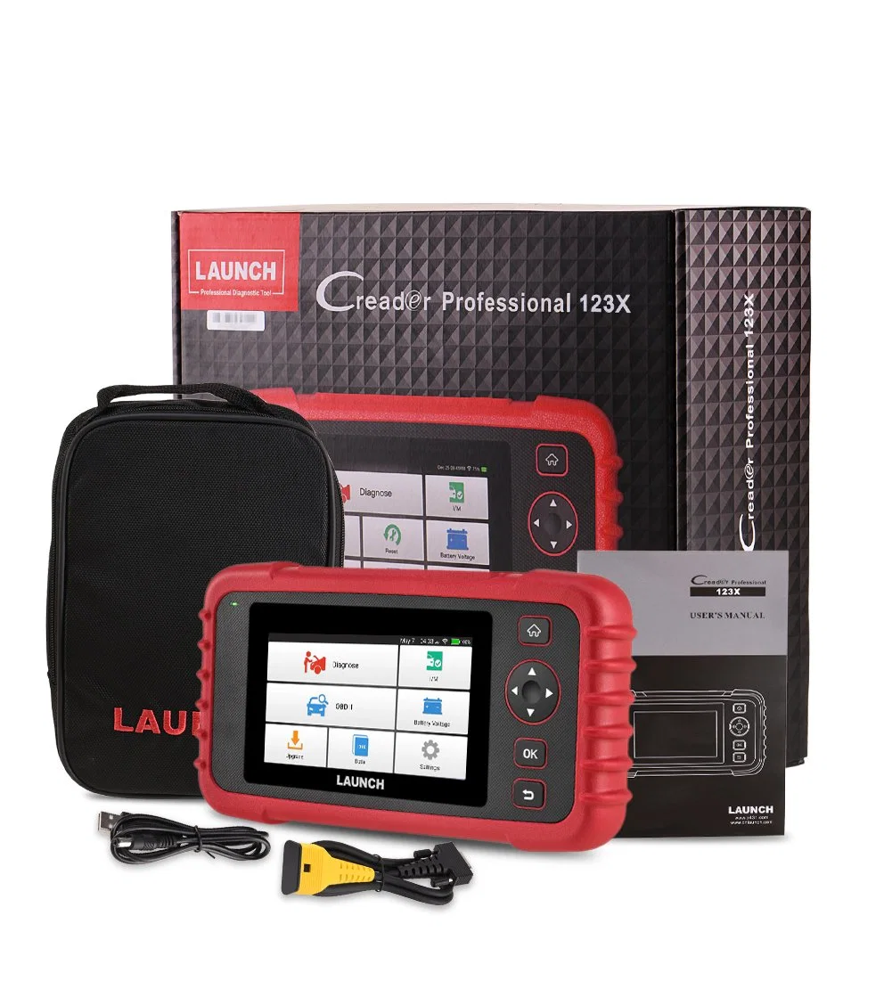 Lancez le connecteur X431 CRP123X OBD2 Scanner Code lecteur voiture Outil de diagnostic ENG à l'ABS SRS WiFi scanner de diagnostic OBD Launchlaunch automobile X431 Connecteur CRP123X Scanner OBD2 C