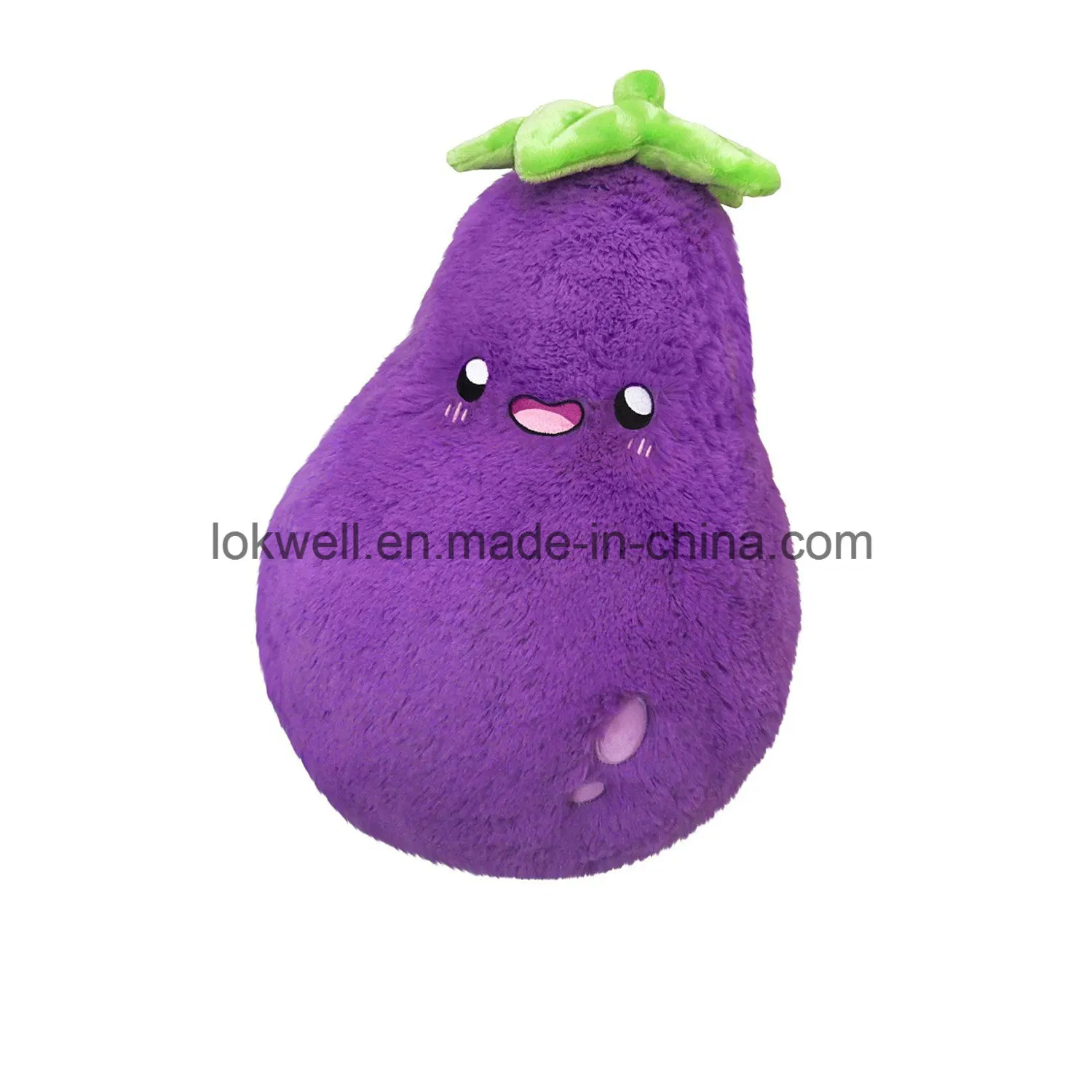 Education Vegetable for Children Soft Plush Eggplant Toy