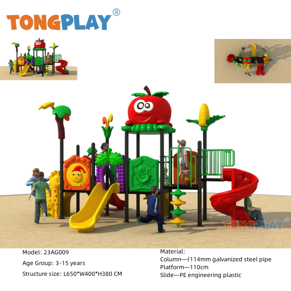 Fantasy Series Slide Outdoor Playground Plastic Equipment Children Amusement