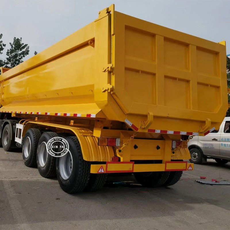 Rear Dump Tipper Truck Trailer 50tons Trailer Tipper Trailer 3 Axle Dump Trailer Tractor Dump Trailers