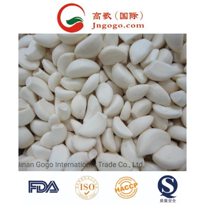 New Crop Pure White Chinese Fresh Peeled Garlic (180-220grains/kg)